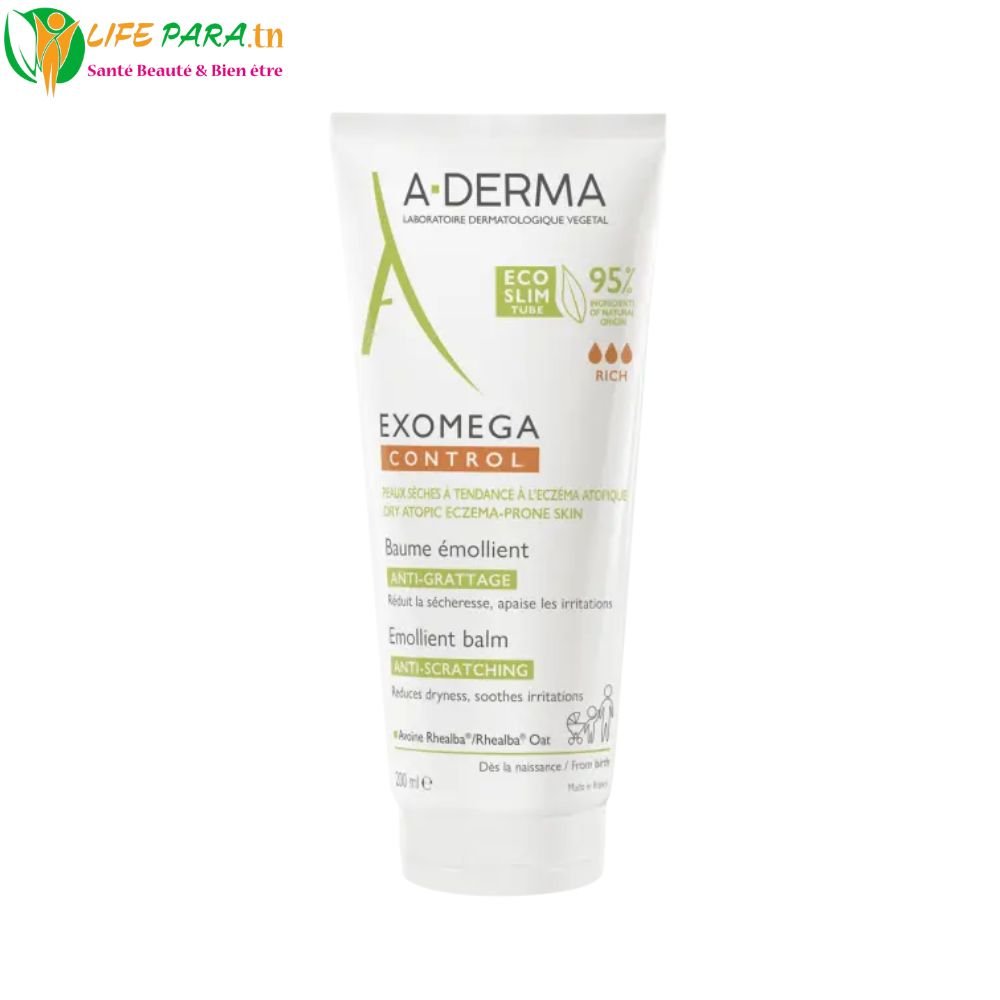 ADERMA EXOMEGA CONTROL Baume Emollient Anti Grattage 200 ml