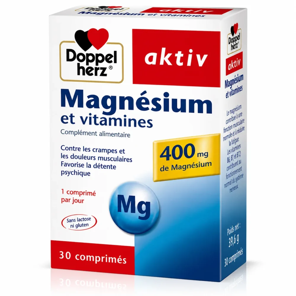 AKTIV MAGNESIUM VITAMINES, 30 Comprimés