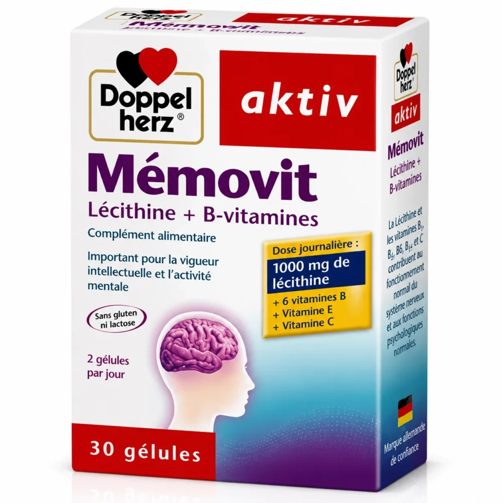 AKTIV MEMOVIT Lécithine + B-vitamines, 30 Gélules