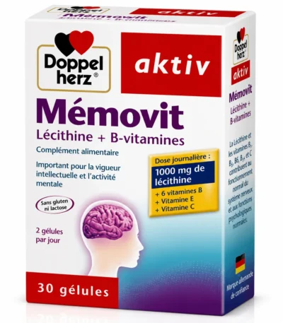 AKTIV MEMOVIT Lécithine + B-vitamines, 30 Gélules