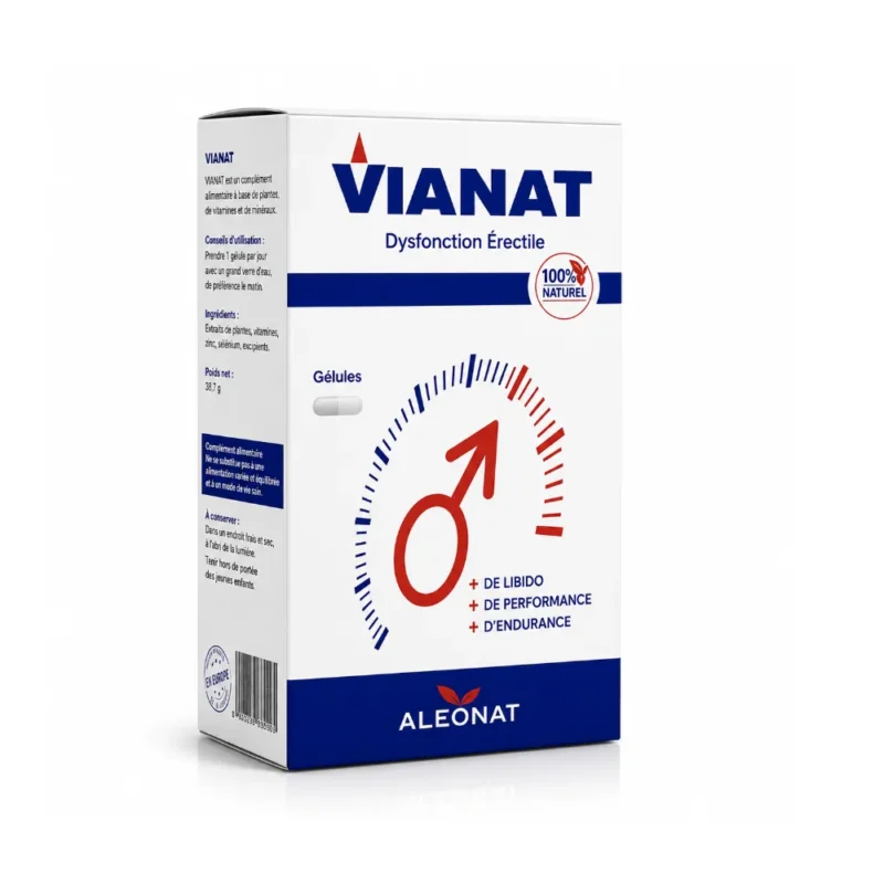 ALEONAT Vianat 4 gélules performance masculine