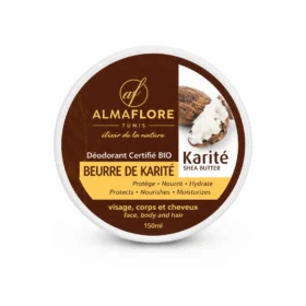 ALMAFLORE Beurre de Karité BIO 100g