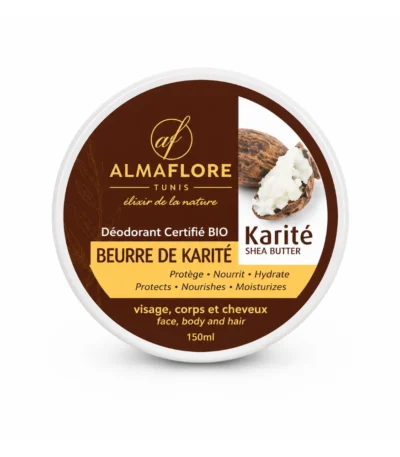 ALMAFLORE Beurre de Karité BIO 100g