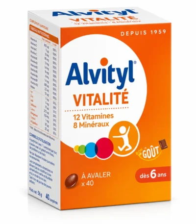 ALVITYL COMPRIME VITAMINES +MINERAUX+OLIGO BT40