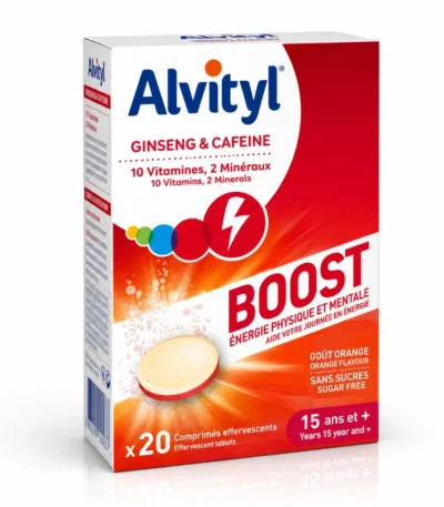 ALVITYL Tonus BOOST , 20 Comprimés Effervescents