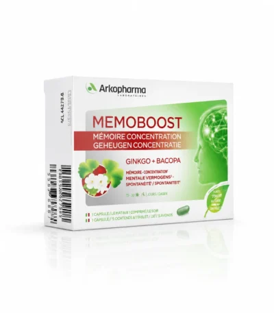 ARKOPHARMA MEMOBOOST MEMOIRE, CONCENTRATION 30 GELULES
