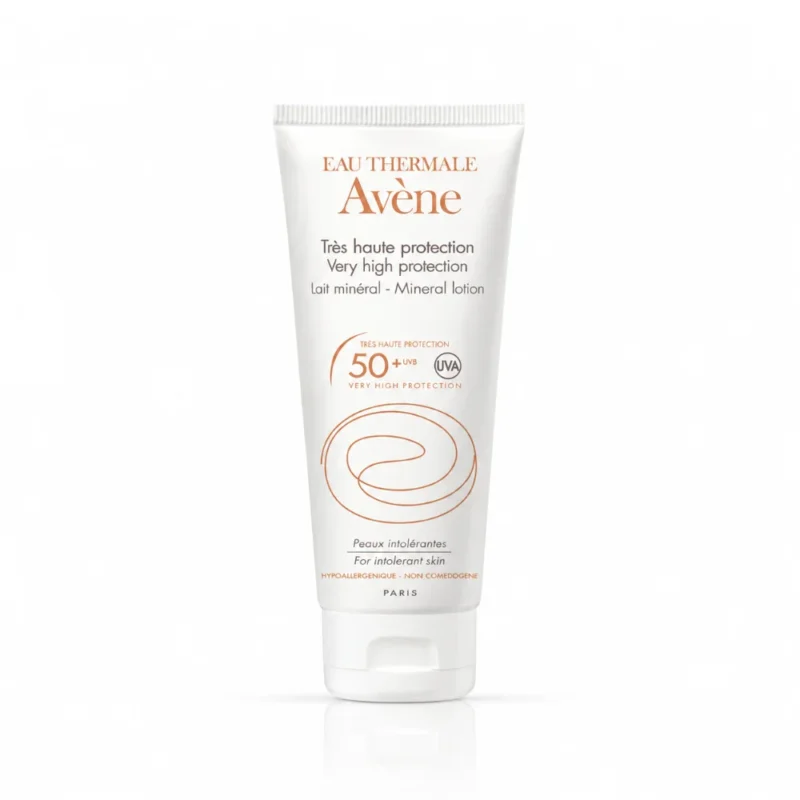 AVENE SOLAIRE LAIT MINERAL TRES HAUTE PROTECTION SPF50+ 100ML