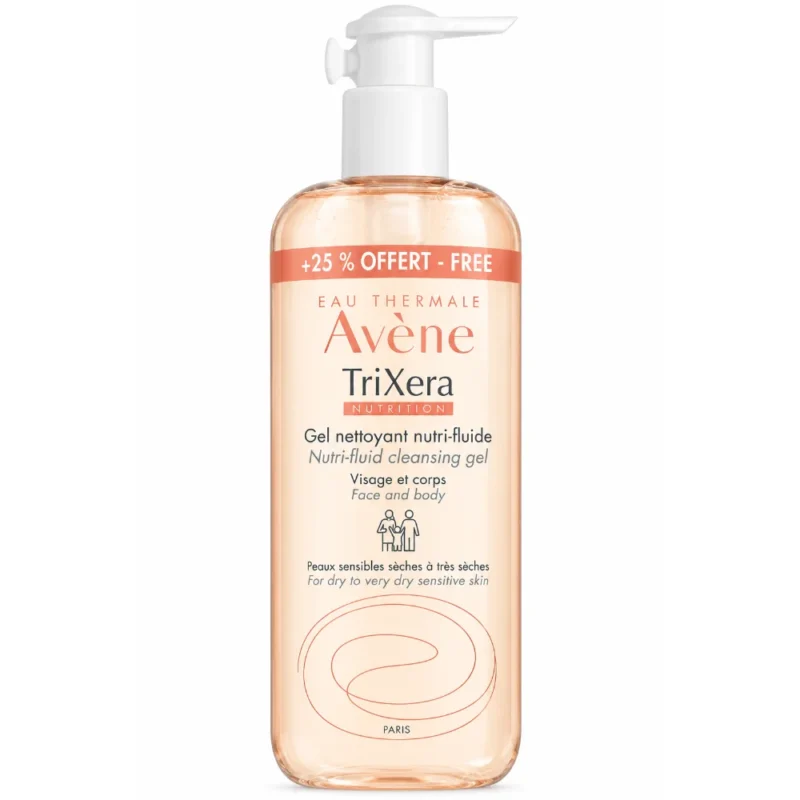 AVENE TRIXERA GEL NETTOYANT NUTRI FLUIDE 400ML