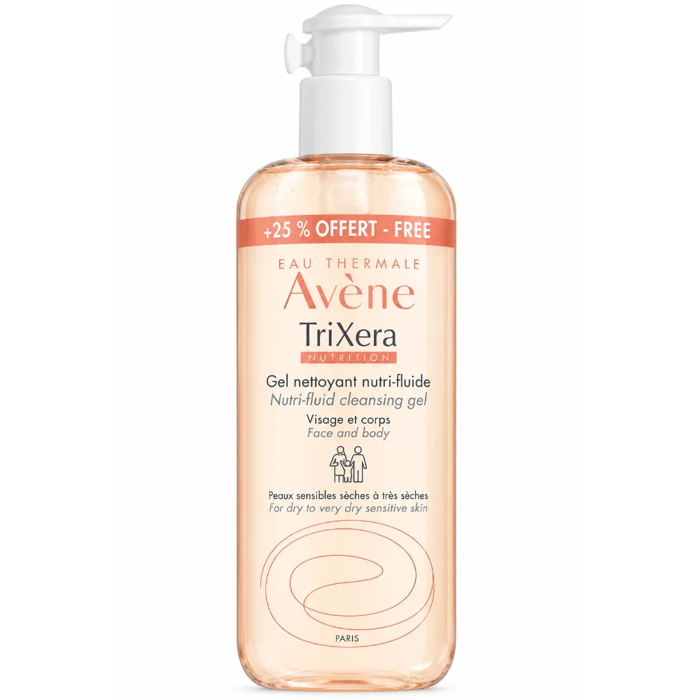 AVENE TRIXERA GEL NETTOYANT NUTRI FLUIDE 400ML AVENE TRIXERA GEL NETTOYANT NUTRI FLUIDE 400ML