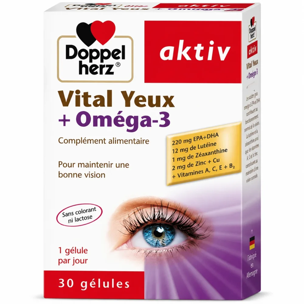 Aktiv vital yeux+Oméga-3, 30 Gélules