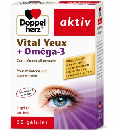 Aktiv vital yeux+Oméga-3, 30 Gélules