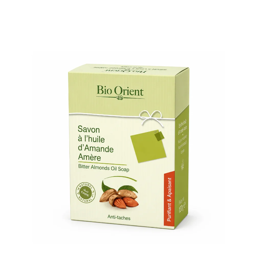 BIO ORIENT SAVON ANTI-TÂCHES À L'HUILE D'AMANDE AMÈRE BIO ORIENT SAVON ANTI-TÂCHES À L'HUILE D'AMANDE AMÈRE