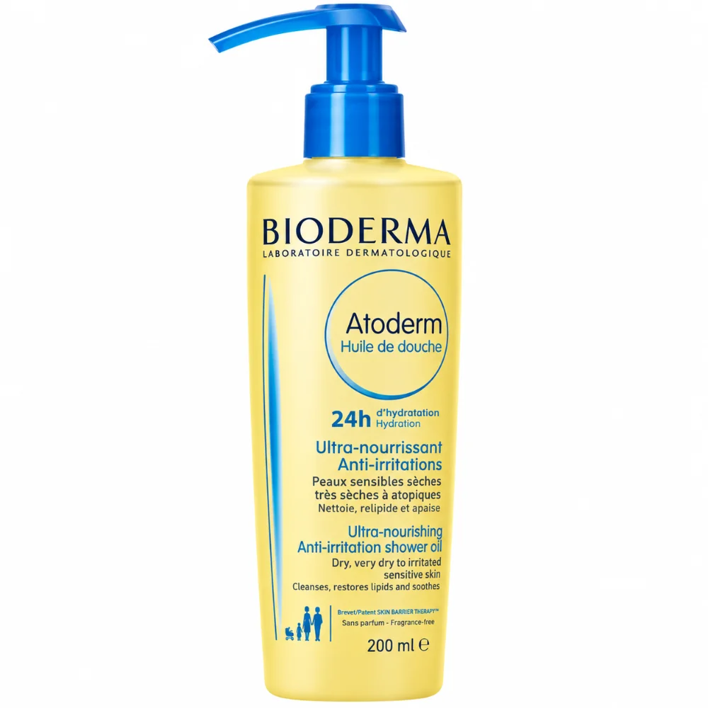 BIODERMA ATODERM HUILE DE DOUCHE, 200ML BIODERMA ATODERM HUILE DE DOUCHE, 200ML