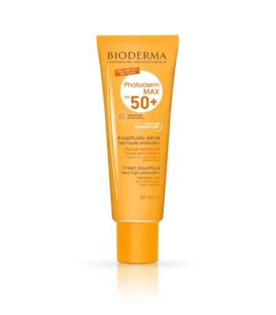 BIODERMA Photoderm MAX Aquafluide teinte dorée SPF 50+, 40ml
