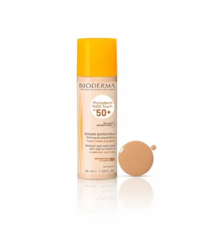 BIODERMA Photoderm NUDE Touch SPF 50+ Teinte Dorée, 40ml