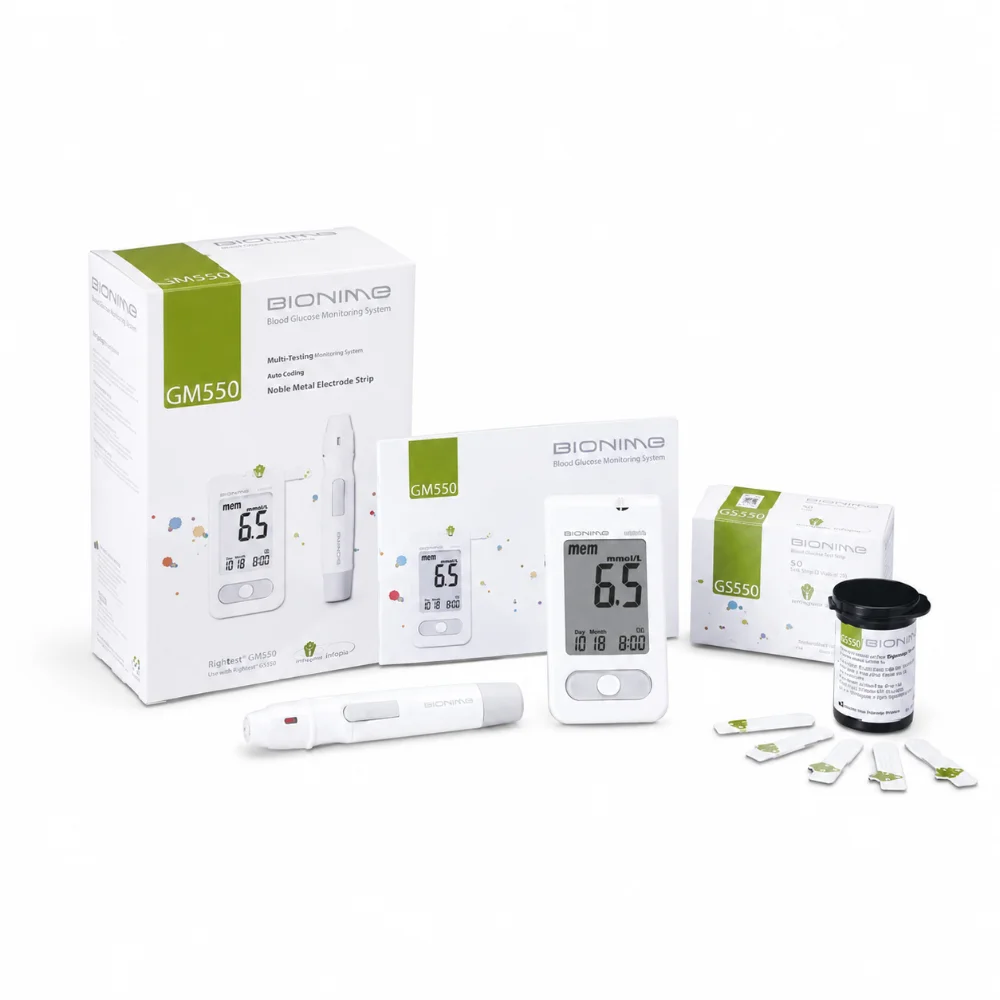 BIONIME Coffret : Apareil + 100 bandelettes +1 Autopiqueur