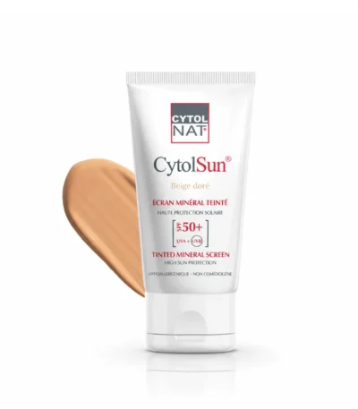 CYTOLSUN Écran Minéral Teinté – Beige Doré (50 ml)