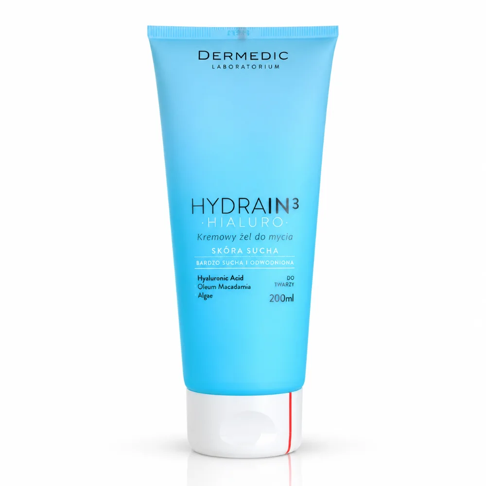 DERMEDIC Hydrain 3 HIALURO – Gel Nettoyant 200ml DERMEDIC Hydrain 3 HIALURO – Gel Nettoyant 200ml