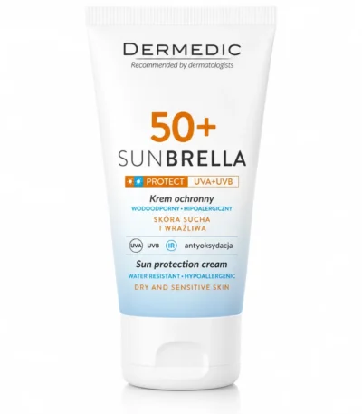 DERMEDIC Sunbrella Ecran Crème solaire SPF 50+ Peaux Sèche , 50 ml-5906739783014