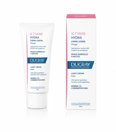 DUCRAY ICTYANE HYDRA CREME LEGERE PEAUX NORMALES ASECHES 40ML