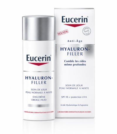 EUCERIN HYALURON-FILLER ANTI-AGE SOIN DE JOUR PEAUX NORMALES A MIXTES 50ML