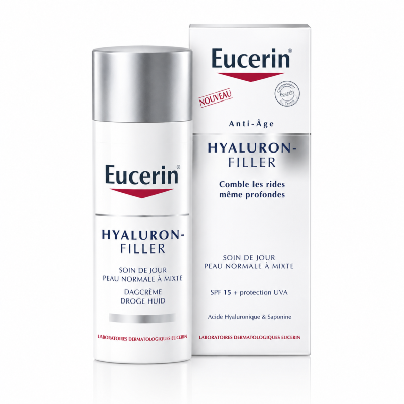 EUCERIN HYALURON-FILLER ANTI-AGE SOIN DE JOUR PEAUX NORMALES A MIXTES 50ML
