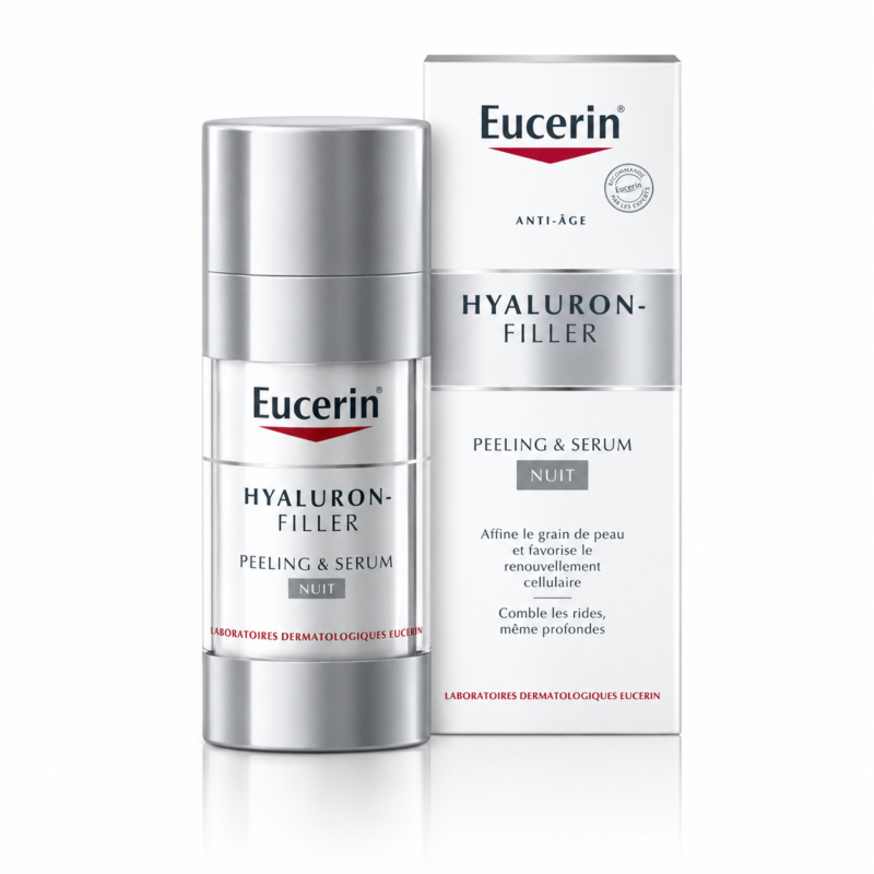 EUCERIN HYALURON-FILLER PEELING & SÉRUM NUIT 30 ML