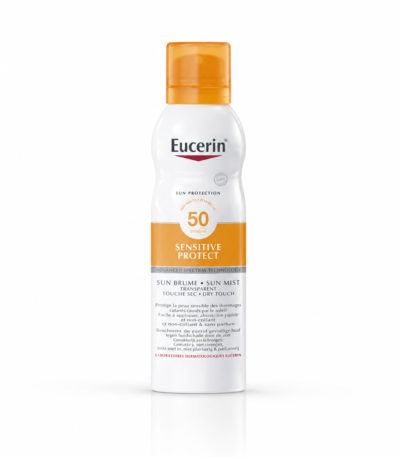 EUCERIN SUN SENSITIVE PROTECT BRUME TRANSPARENTE SPF50 200ML