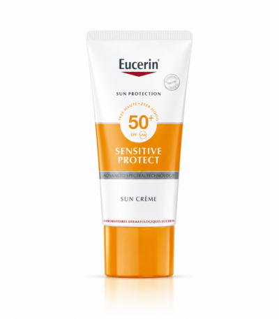 EUCERIN SUN SENSITIVE PROTECT CREME TRES HAUTE PROTECTION VISAGE SPF50+ 50M
