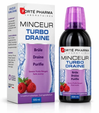 Forté-Pharma TurboDraine goût framboise 500ML-3700221313145