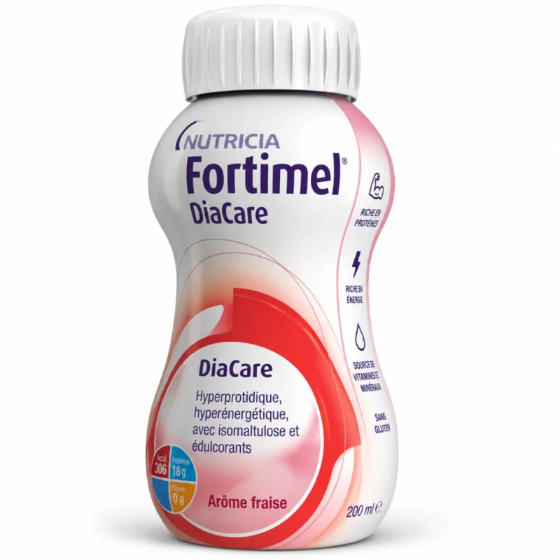 Fortimel  DiaCare sans sucre Fraise, 200ml-8712400360531