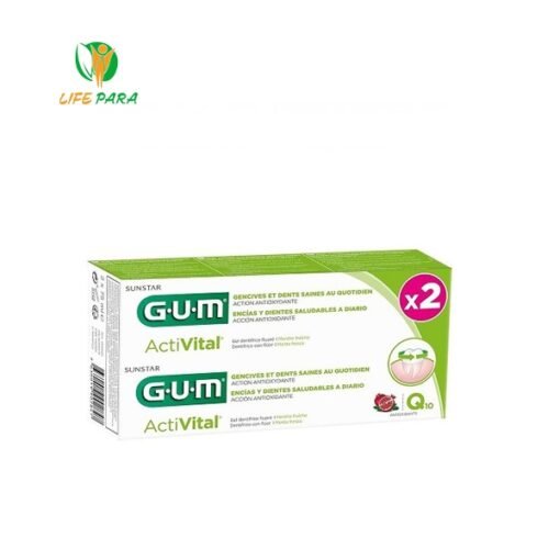 GUM ACTIVITAL DENTIFRICE GEL LOT DE 2 X 75ML