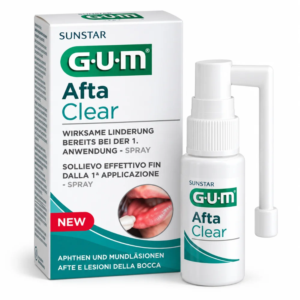 GUM Afta clear Spray Buccal, 15ml GUM Afta clear Spray Buccal, 15ml