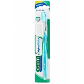 GUM Brosse à dents Original White medium compacte (563)