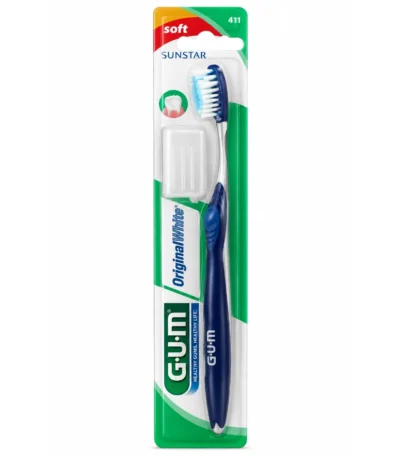 GUM Brosse à dents Original White souple compacte (561)
