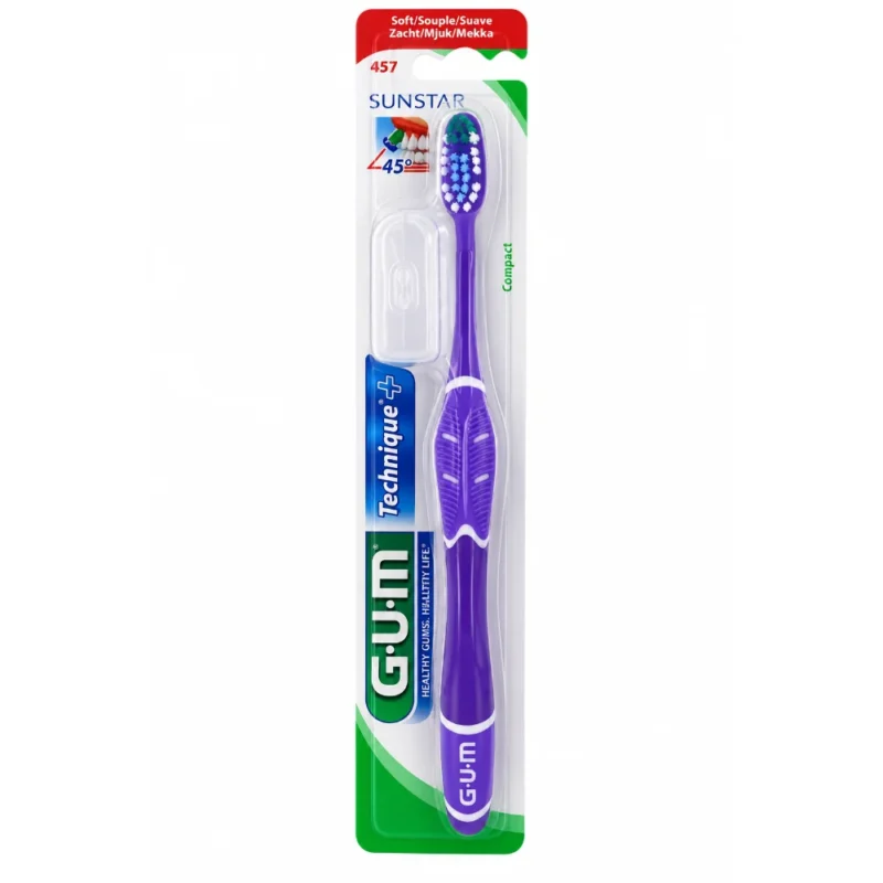 GUM Brosse à dents Technique Compact souple (491)