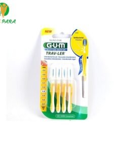 GUM Brossettes Traveler Extrafine conique 1.3 bte de 4 (1514)