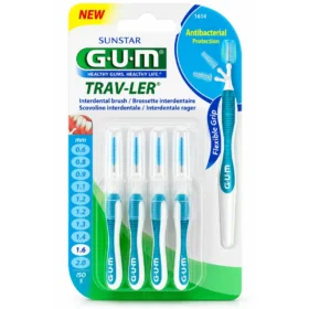 GUM Brossettes Traveler fine conique 1.6 bte de 4 (1614)