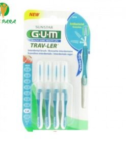 GUM Brossettes Traveler fine conique 1.6  bte de 4 (1614)