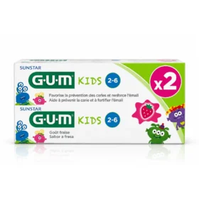 GUM DENTIFRICE KIDS 2 A 6 ANS LOT DE 2 X 50ML-7630019906395