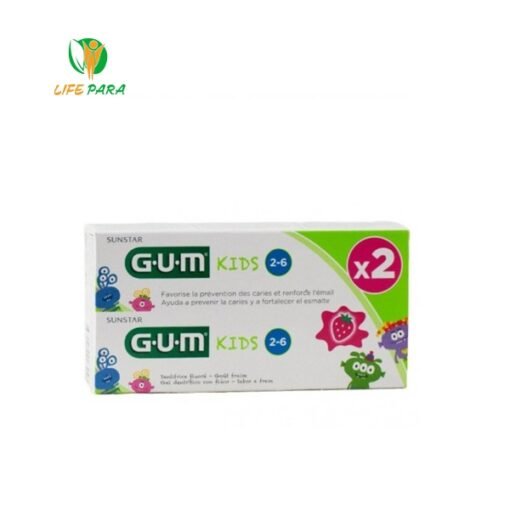 GUM DENTIFRICE KIDS 2 A 6 ANS LOT DE 2 X 50ML