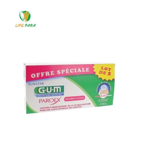 GUM PAROEX GEL DENTIFRICE - LOT DE 2X75 ML