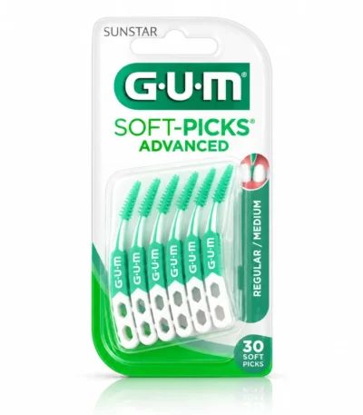 GUM SOFT PICKS ADVANCED REGULAR 30 UNITÉS