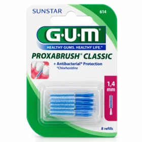 GUM brossettes fine cylindrique, boite de 8 (612)-070942906128