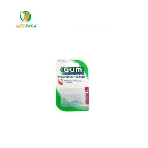 GUM brossettes fine cylindrique, boite de 8 (612)
