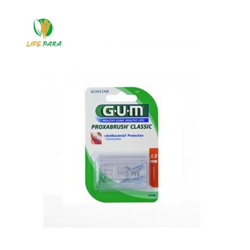 GUM brossettes ultra fine cylindrique, boite de 8 (412)