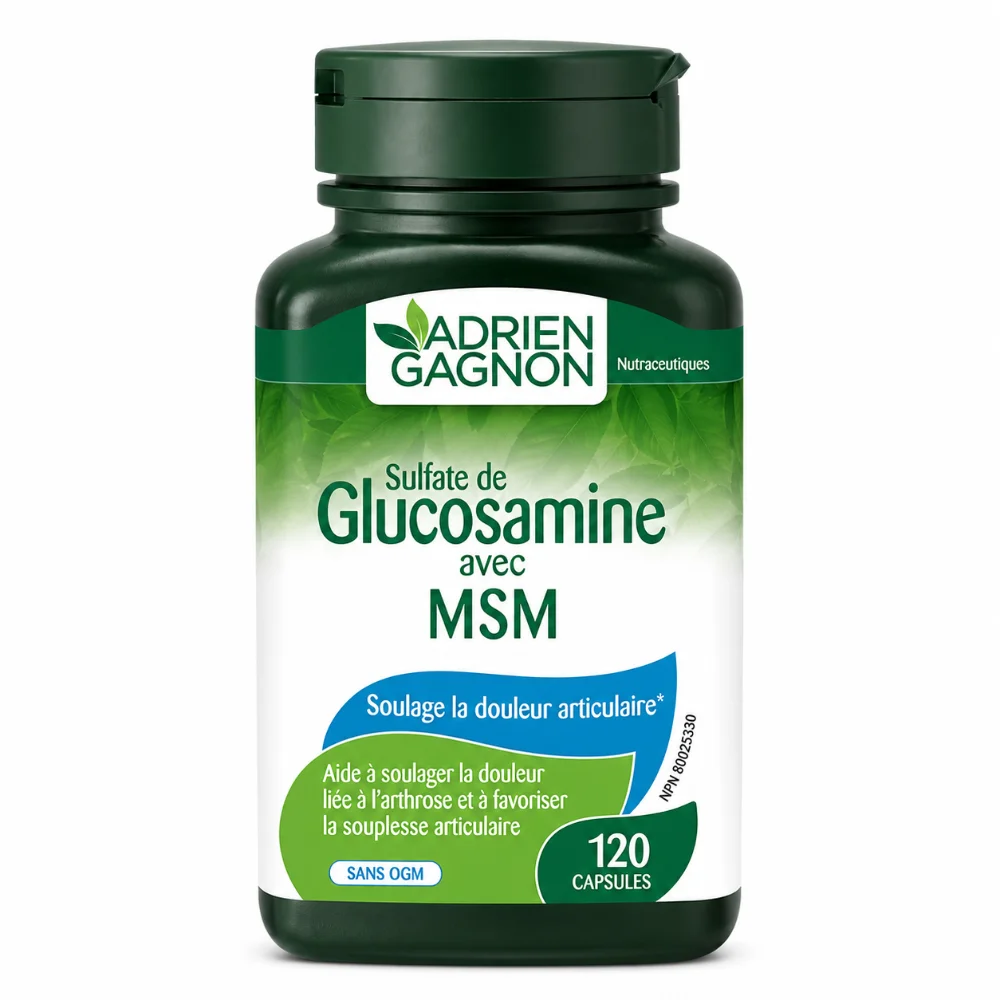 Glucosamine avec MSM, 100 comprimes Glucosamine avec MSM, 100 comprimes