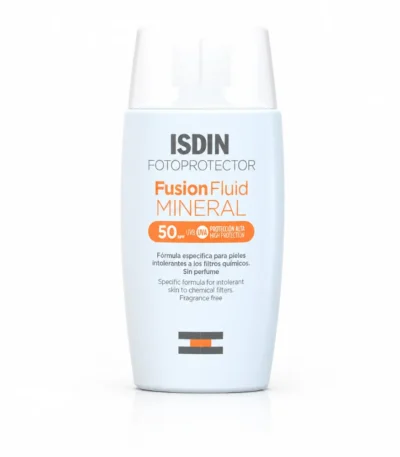 ISDIN ÉCRAN SOLAIRE FUSION FLUIDE MINÉRAL SPF 50+, 50 ML-8470001674258