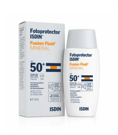 ISDIN ÉCRAN SOLAIRE FUSION FLUIDE MINÉRAL SPF 50+, 50 ML