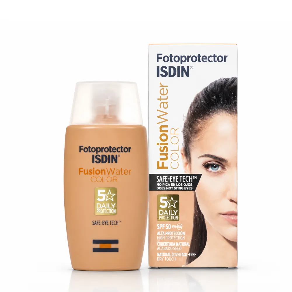 ISDIN ÉCRAN SOLAIRE FUSION WATER TEINTE SPF50+ 50ML ISDIN ÉCRAN SOLAIRE FUSION WATER TEINTE SPF50+ 50ML